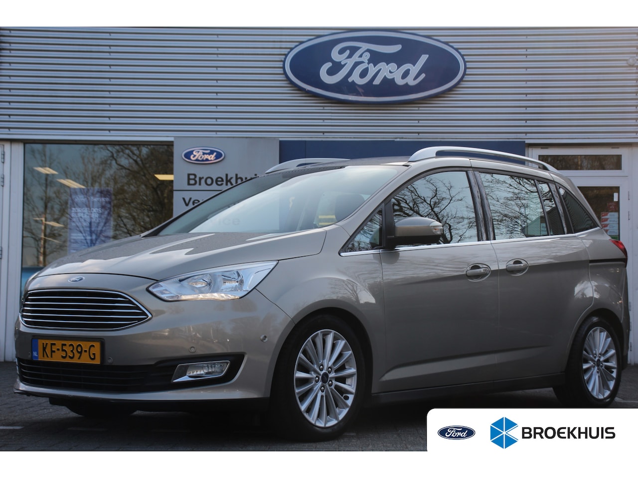 Ford Grand C-Max - Ford 1.5 150PK TITANIUM AUTOMAAT 7-PERS | NL-AUTO! | DEALER OH! | NAVI | CLIMA | CRUISE | - AutoWereld.nl