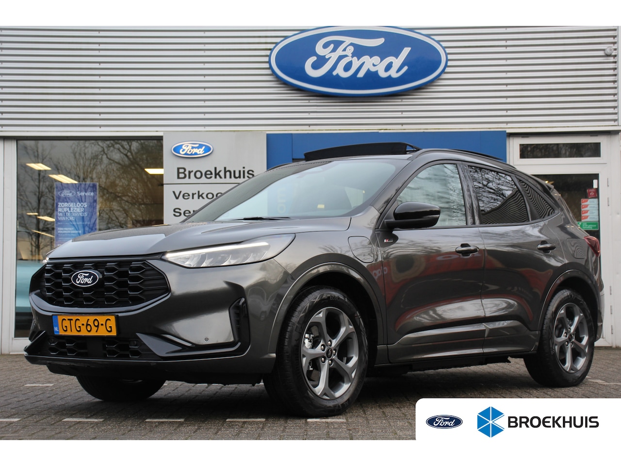 Ford Kuga - Ford 2.5 PHEV ST-Line | BLACK-PACK | PANODAK | WINTERPACK | EL. TREKHAAK | CRUISE | CLIMA - AutoWereld.nl