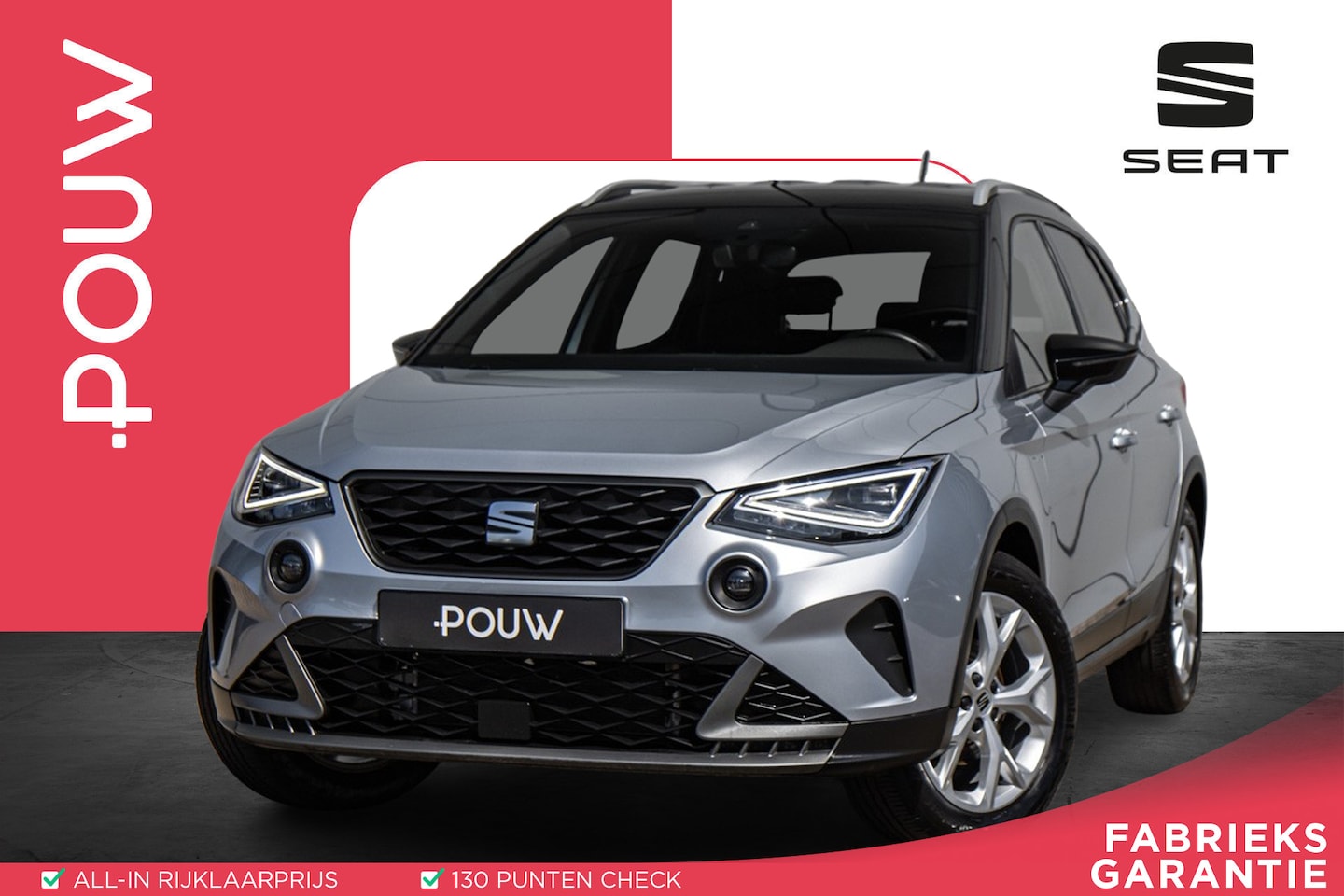 Seat Arona - 1.0 EcoTSI 95pk Style Business Connect | 17" Lichtmetalen Velgen | Apple Carplay/Android A - AutoWereld.nl