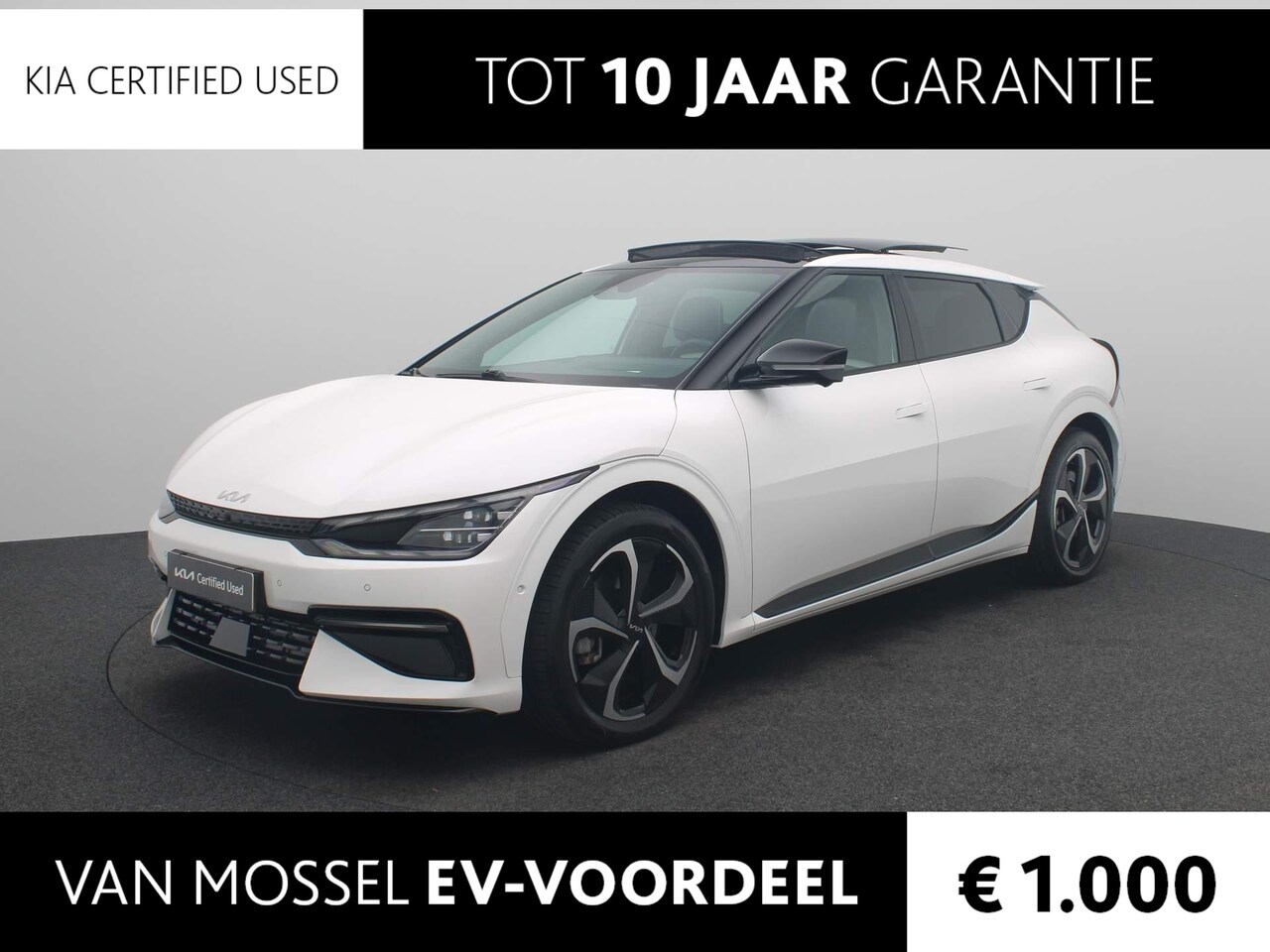 Kia EV6 - GT-Line AWD 77.4 kWh | SOH 100% | Panorama dak | 360 camera | 325Pk - AutoWereld.nl