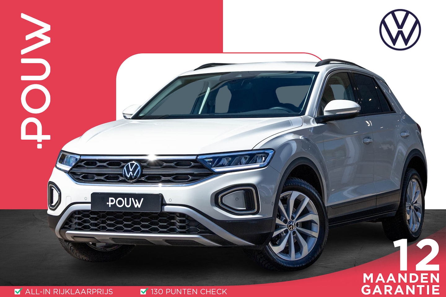Volkswagen T-Roc - 1.5 TSI 150pk DSG Life | Navigatie | Afneembare Trekhaak | PDC - AutoWereld.nl