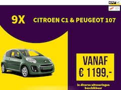 Citroën C1 - 1.0-12V 9X Citroen C1 & Peugeot 107 & Toyota Aygo