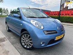 Nissan Micra - 1.6 Tekna Plus Cabrio BJ 2006 Airco/Leer Org NL Auto Zeer Netjes