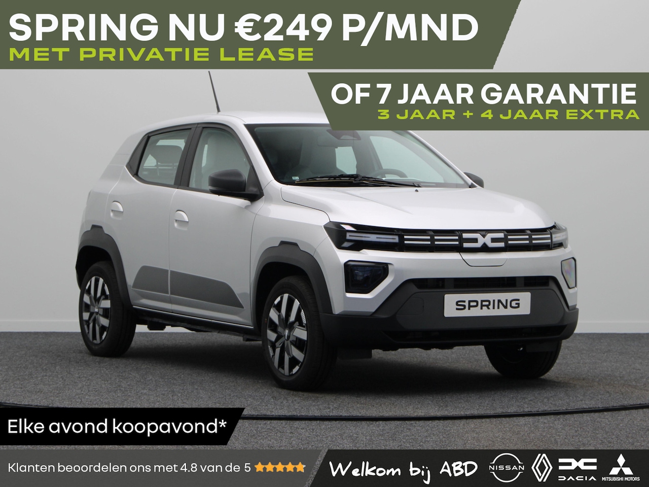 Dacia Spring - Dacia Expression Electric 65 | Cruise Control met snelheidsbegrenzer | ISOFIX-bevestigings - AutoWereld.nl