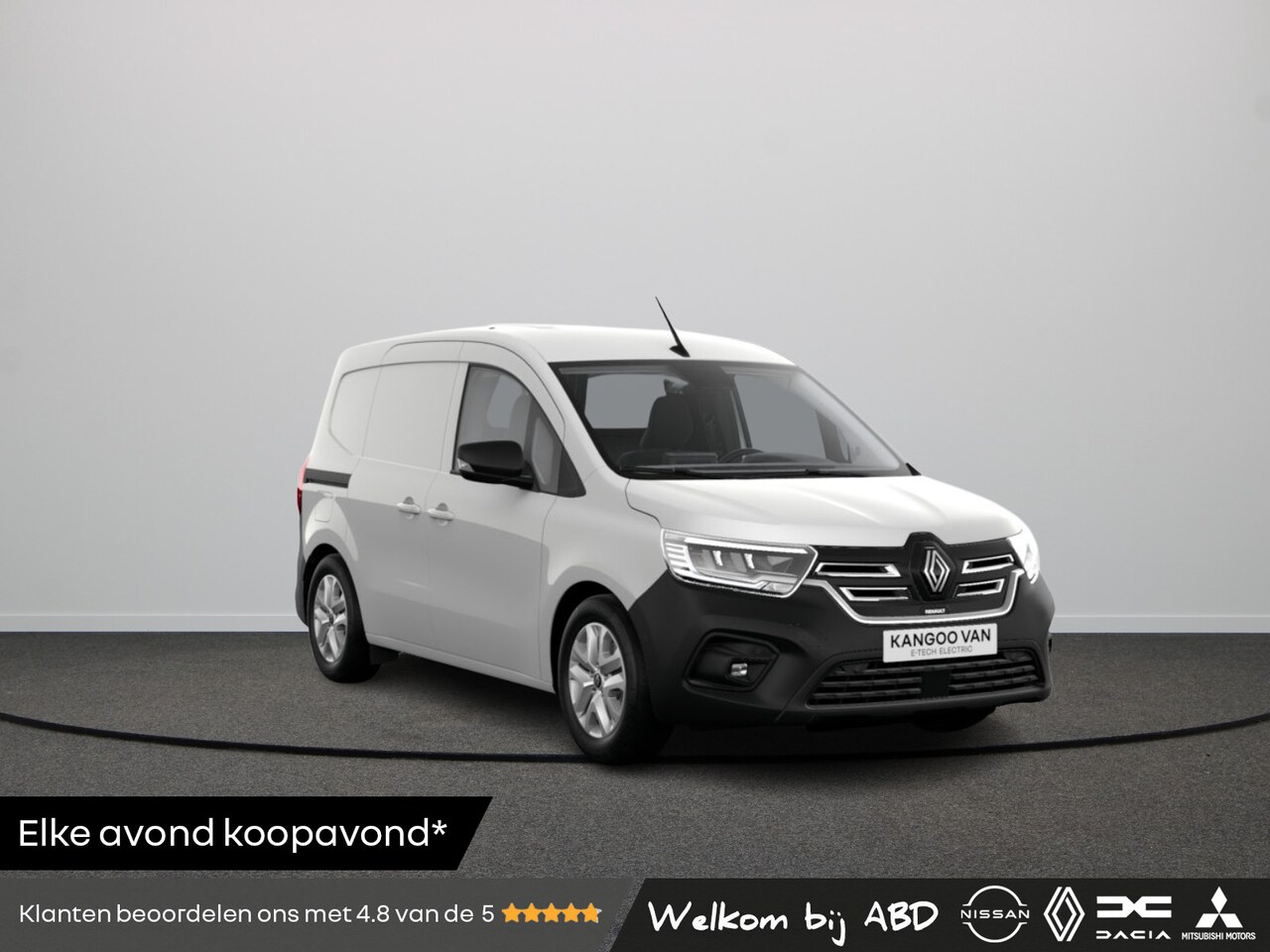 Renault Kangoo E-Tech - Renault Advance 44 kWh | Cruise control en snelheidsbegrenzer | Elektrisch bedienbare rame - AutoWereld.nl