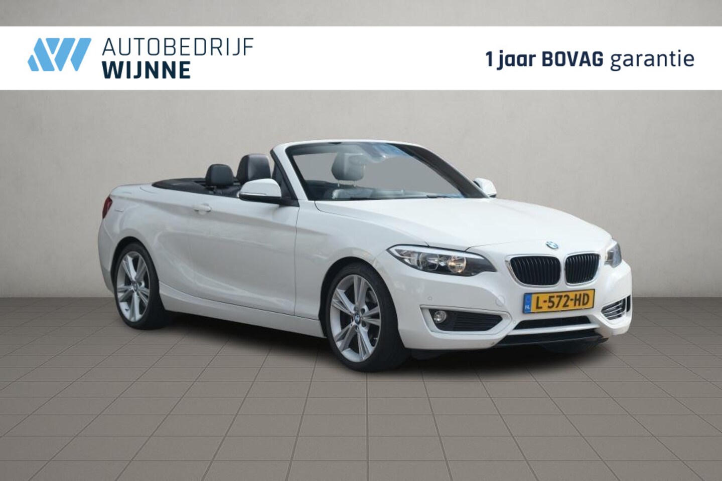 BMW 2-serie Cabrio - 220i 184pk Business | Navi | Climate | Cruise | Stoelverwarming | Leder | PDC - AutoWereld.nl