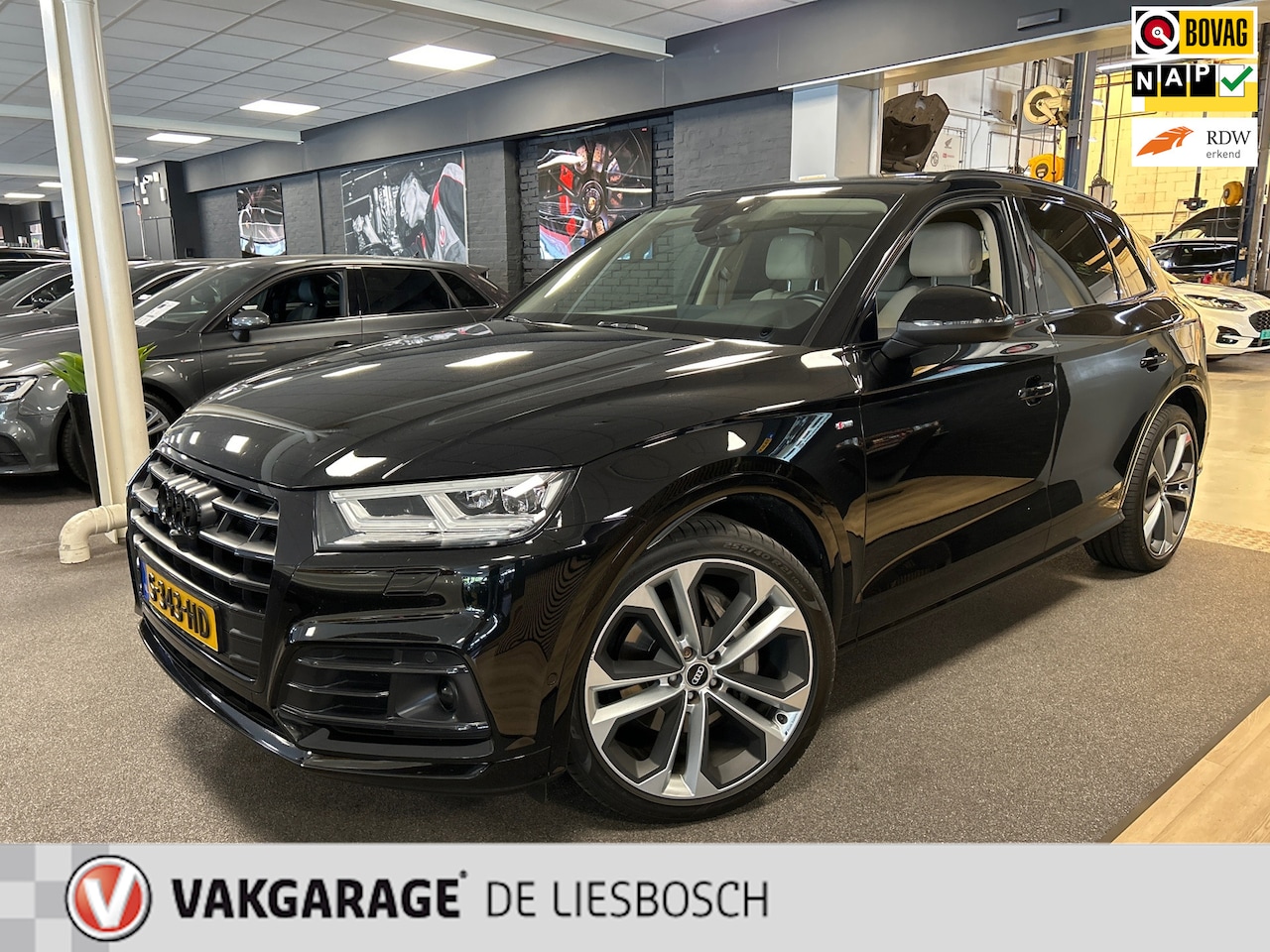 Audi Q5 - 50 TFSI e quattro S edition/s-line/leer/pano /B&O/21 inch/luchtvering - AutoWereld.nl