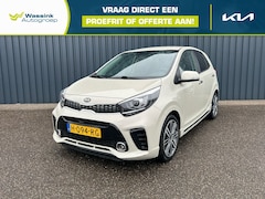 Kia Picanto - 1.0 T-GDi 100pk 5-zits GT-Line I Leer I Stoel- en Stuurverwarming I Parkeersensoren I Came