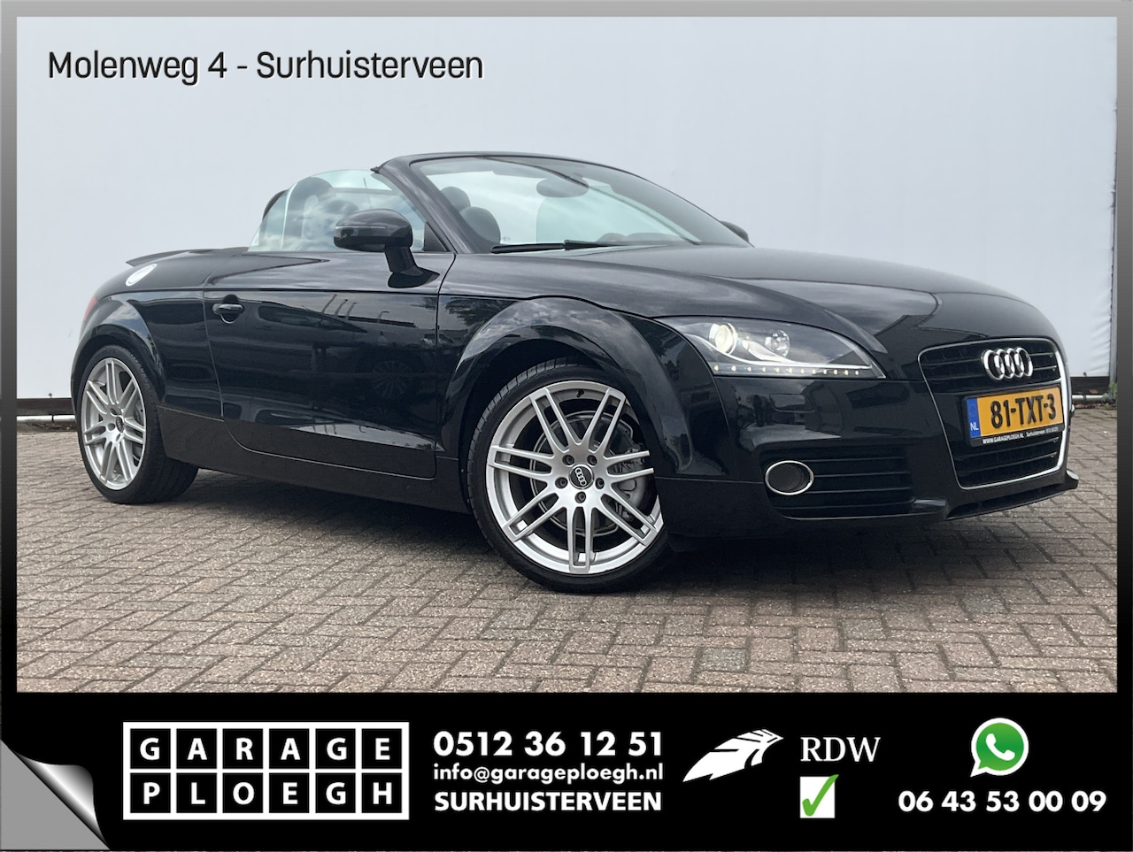 Audi TT Roadster - 1.8 TFSI S-Line Cabriolet Leder Stoelverw Voll.Onderhouden! - AutoWereld.nl