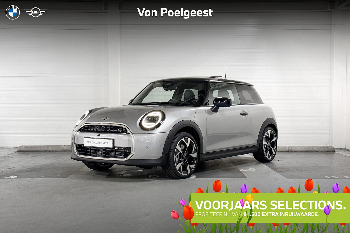 MINI Cooper - C | Favoured Trim | Pakket L |  18" Slide Spoke Two-Tone | Selections - AutoWereld.nl
