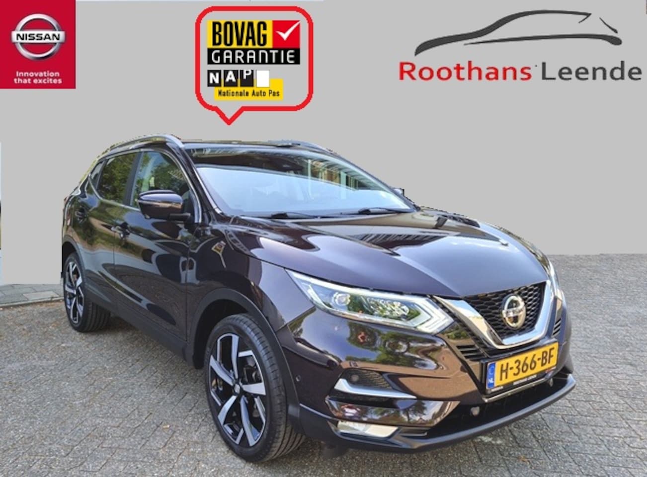 Nissan Qashqai - 1.3 140PK DIG-Turbo DIG-Turbo Tekna - Glass Roof - 360° Camera - AutoWereld.nl