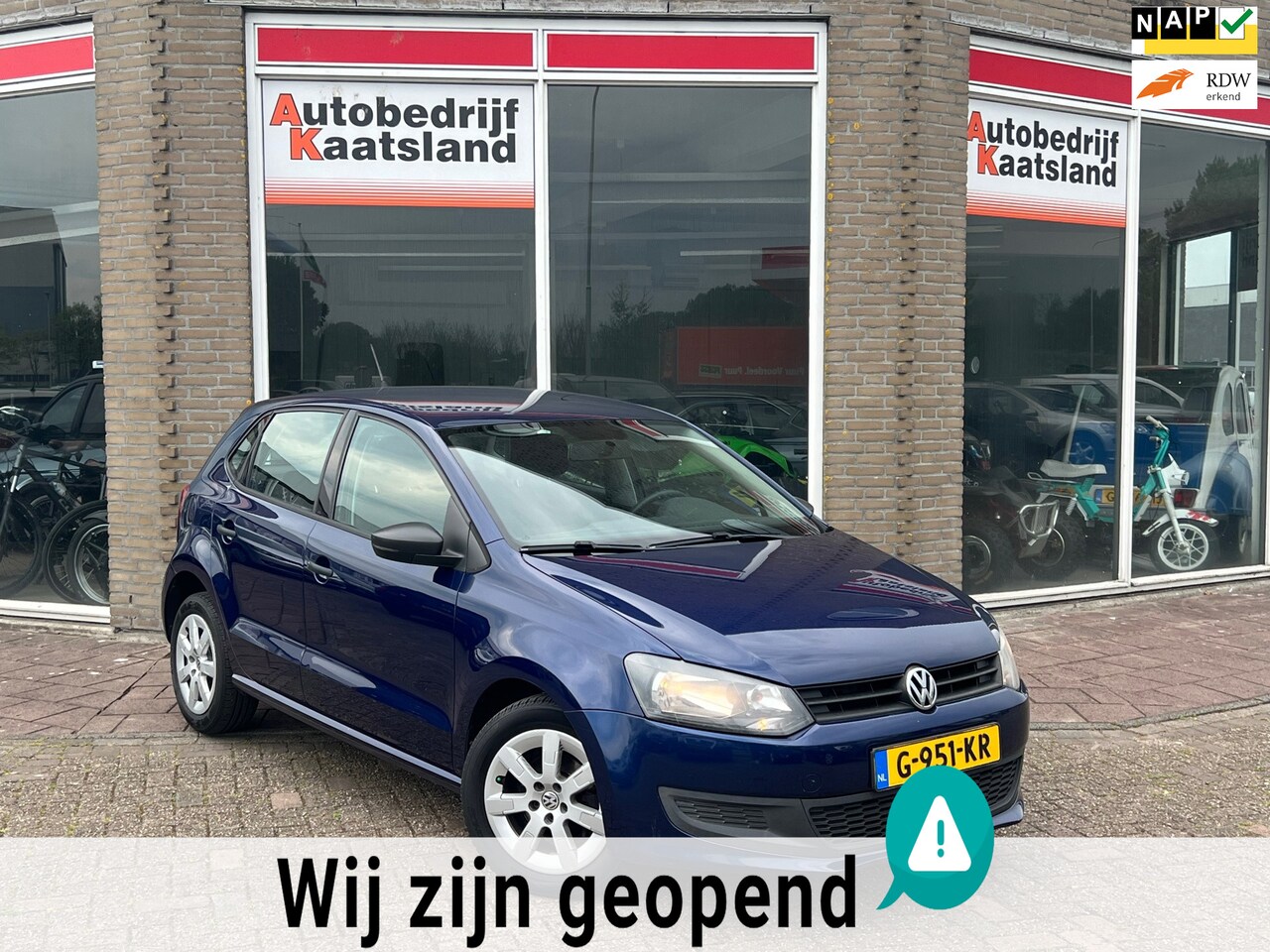 Volkswagen Polo - 1.2 Easyline 5 drs - Navi - Clima - 2013 - AutoWereld.nl