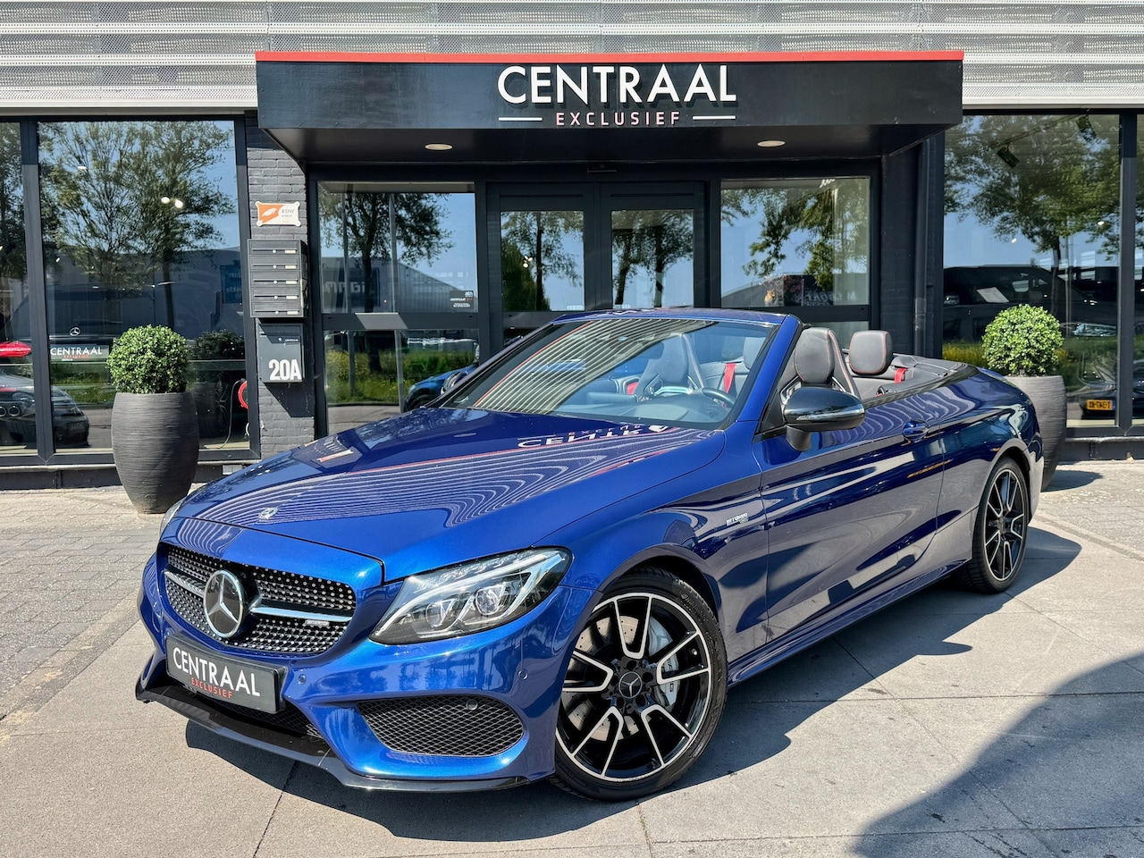 Mercedes-Benz C-klasse Cabrio - AMG 43 4MATIC 367PK|Burmester|Reacaro|Memory|Carbon|ACC - AutoWereld.nl