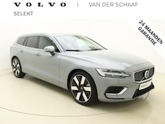 Volvo V60 - T6 350pk AWD Essential Edition / DEMO / Adapt. Cruise / BLIS / Leder / 19'' / Donker glas