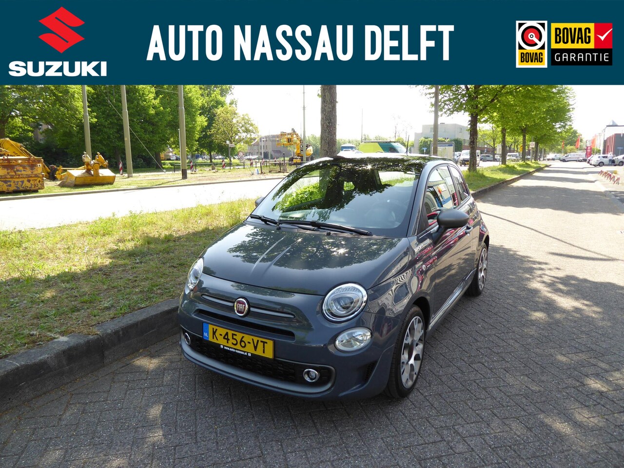 Fiat 500 - 1.0 Hybrid Sport achteruitrij sensoren navigatie panorama dak - AutoWereld.nl