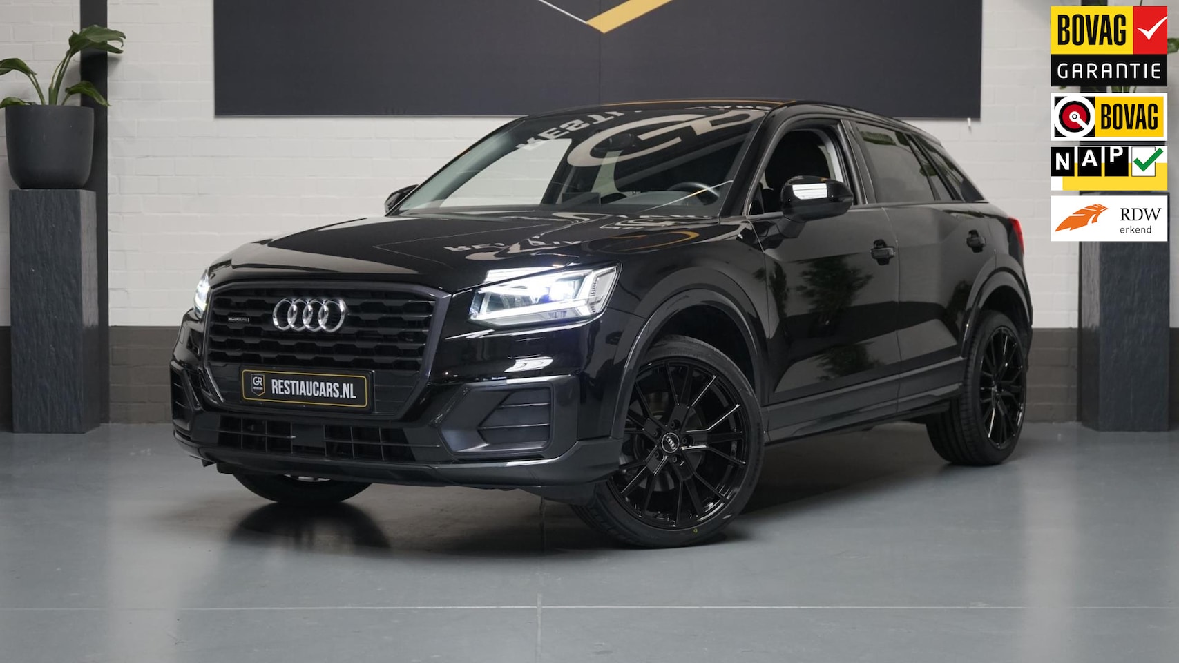 Audi Q2 - 40 TFSI Quattro Sport Black Optik AUTOMAAT-AUDI SOUND-CLIMA-DAB-FULL LED-NAVIGATIE-STOELVE - AutoWereld.nl