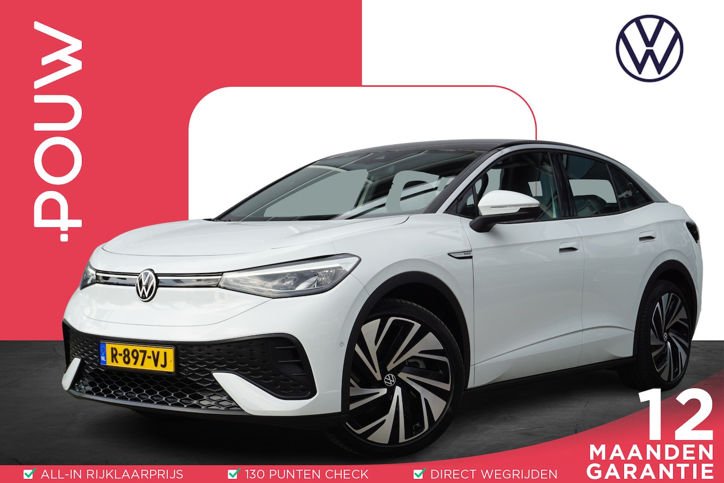 Volkswagen ID.5 - 204pk Pro 77 kWh | Rondomzicht Camera | Keyless | Dodehoekdetectie - AutoWereld.nl