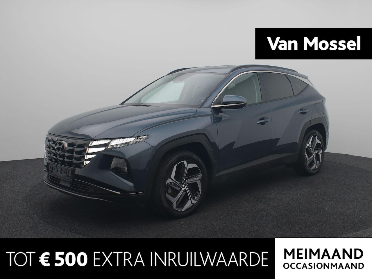 Hyundai Tucson - 1.6 T-GDI PHEV Premium 4WD Cruise Control | Navigatie | Achteruitrijcamera | Airco | Leren - AutoWereld.nl