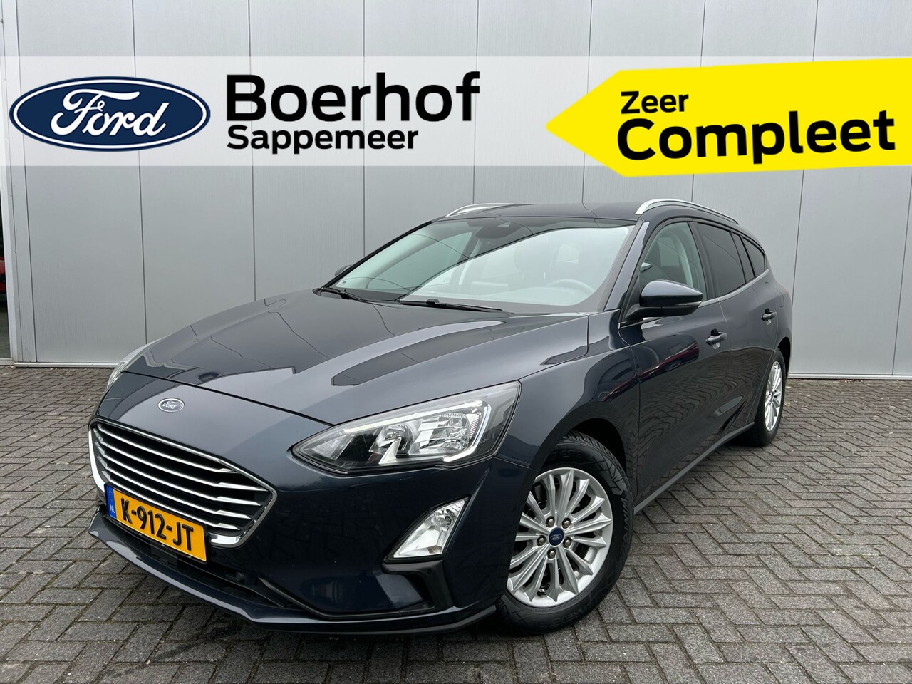 Ford Focus Wagon - EcoBoost Hybrid 125 pk Titanium X | Camera | LED | El. a. klep | Navi | Clima | Keyless en - AutoWereld.nl