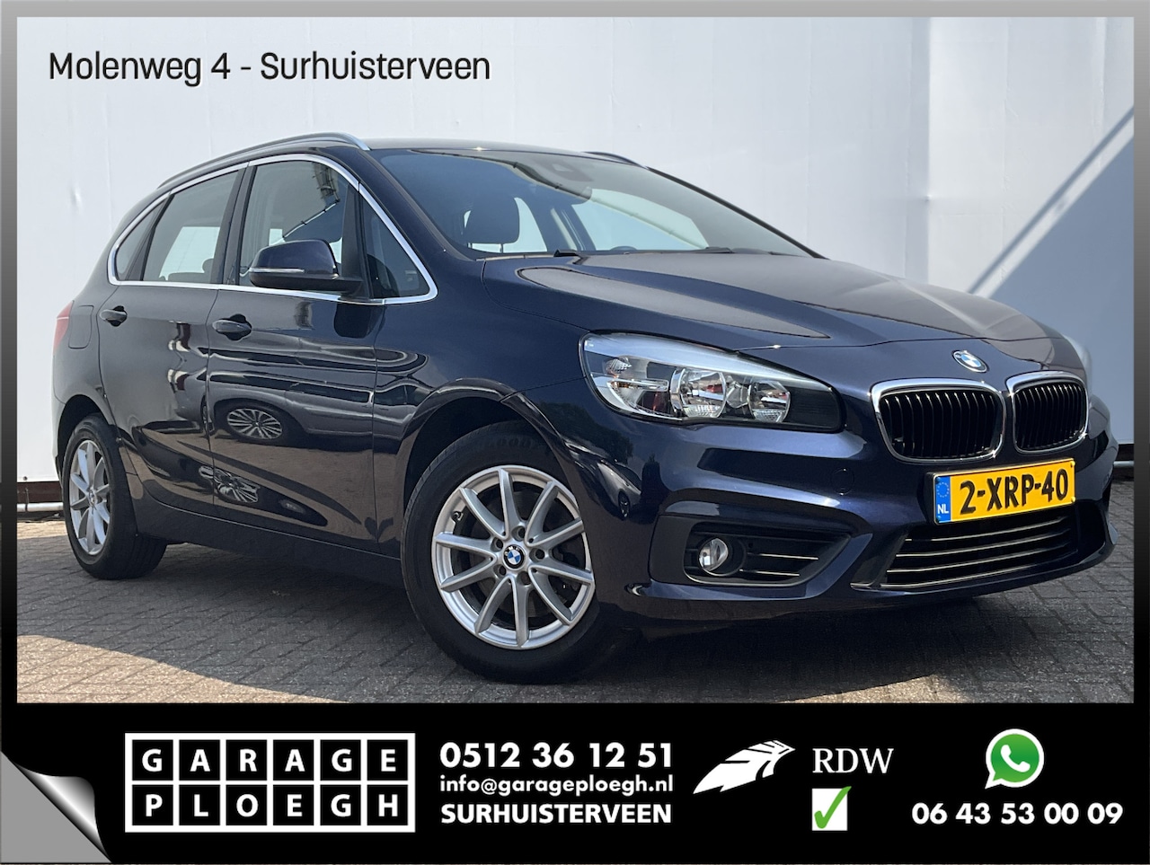 BMW 2-serie Active Tourer - 218i Automaat Trekhaak Nav/Cruise Clima Hoogzitter NAP! - AutoWereld.nl
