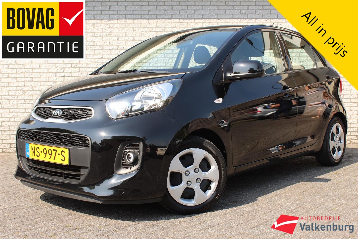 Kia Picanto - 1.0 CVVT 66 PK 5D EconomyPlusLine | Airco | Elektrische ramen - AutoWereld.nl