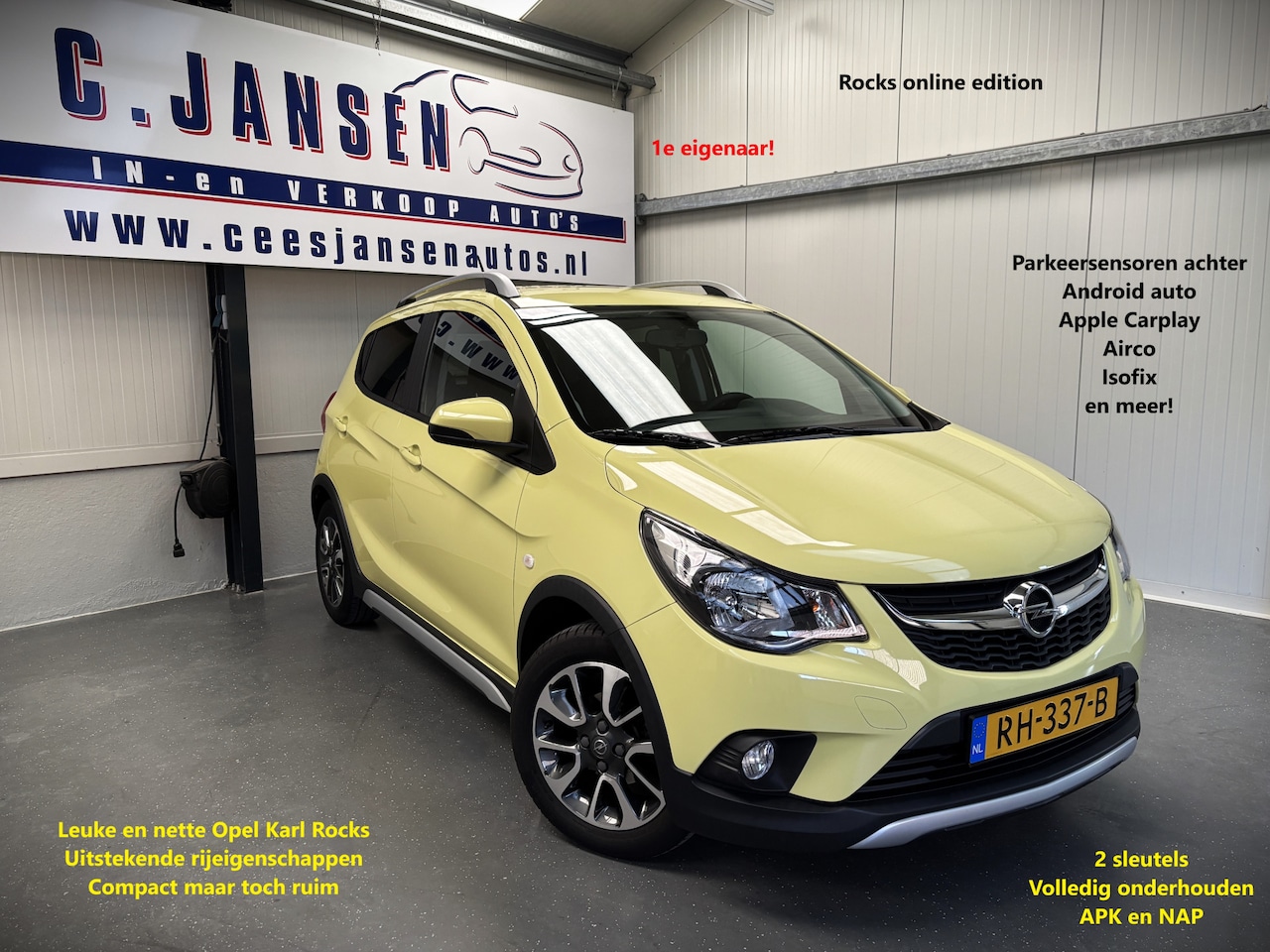Opel Karl - 1.0 Rocks Online Edition 1e eigenaar! - AutoWereld.nl