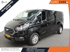 Ford Transit Custom - 130pk Automaat L2H1 Limited Dubbele cabine Navigatie Airco 2x Schuifdeuren Trekhaak Parkee