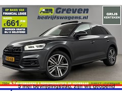 Audi Q5 - 2.0 TDI 191PK S-line Quattro | Grijs Kenteken | VAN | 191PK Automaat Pano Clima Carplay Ba