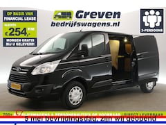 Ford Transit Custom - 2.0 TDCI L2H1 Airco Cruise Camera 2xSchuifdeur 3 Persoons PDC Elektrpakket Trekhaak