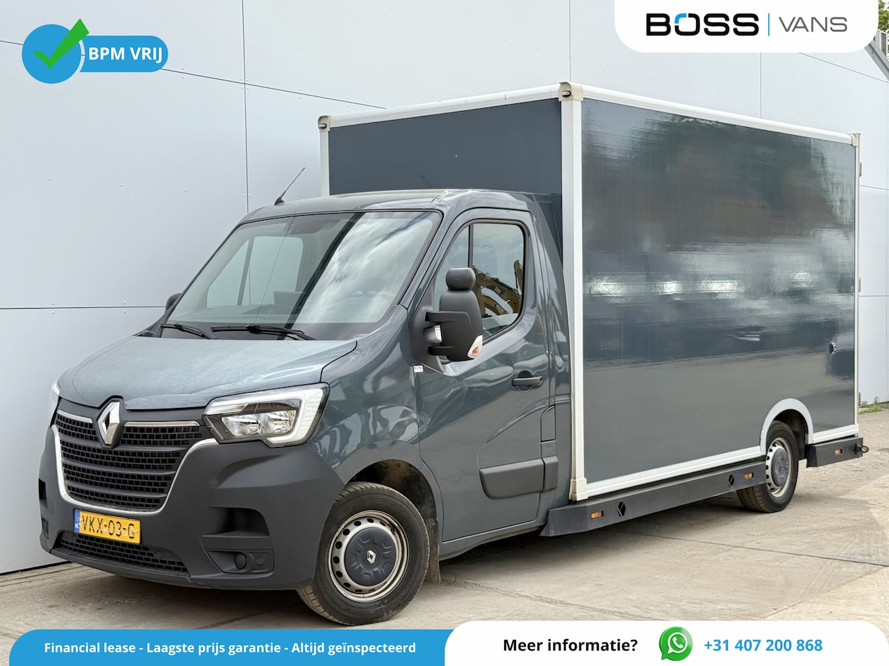 Renault Master - 150pk Automaat Luchtvering Airco Cruise Control Plancher Foodtruck Meubelbak Paardenwagen - AutoWereld.nl