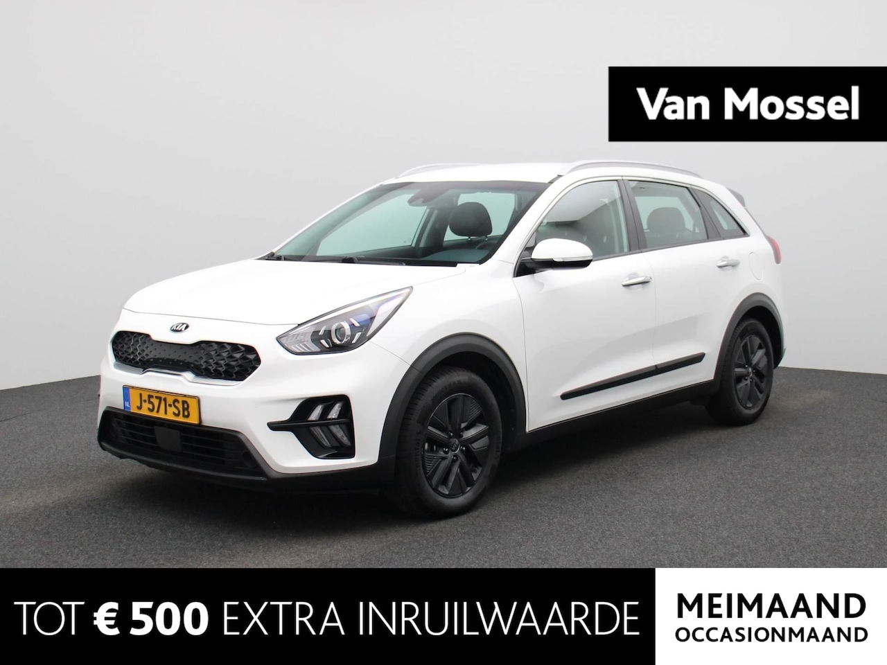 Kia Niro - 1.6 GDi Hybrid DynamicLine | HALF LEDER | NAVIGATIE | ACHTERUITRIJCAMERA | AIRCO | CRUISE - AutoWereld.nl