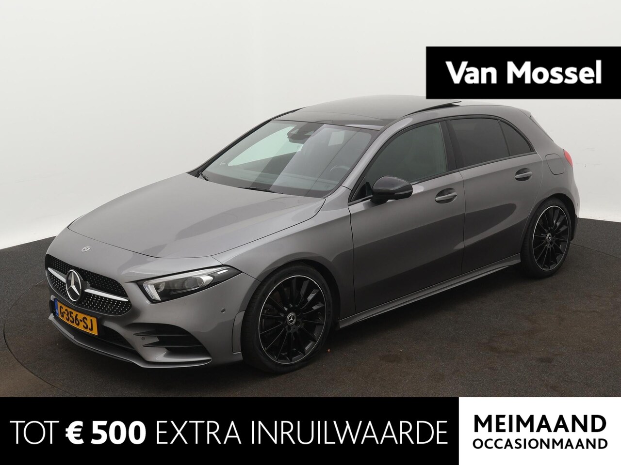 Mercedes-Benz A-klasse - 250 Premium Plus | AMG -PAKKET | PANORAMADAK | BURMESTER | SFEERVERLICHTING | NAVIGATIE | - AutoWereld.nl