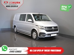 Volkswagen Transporter - T6.1 2.0 TDI L2 DC Dubbel Cabine BPM VRIJ 6 Pers./ NL Auto/ CarPlay/ Navi/ Cruise/ PDC/ Tr