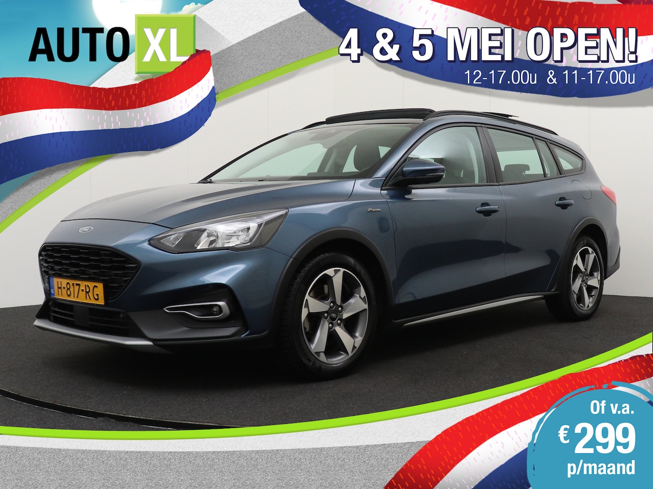 Ford Focus Wagon - 1.5 150 PK Active Pano-dak Climate Stuur+Stoelverwarming - AutoWereld.nl