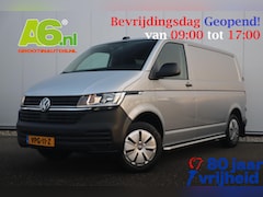 Volkswagen Transporter - 2.0 TDI L1H1 110PK Carplay Android Navigatie Airco Schuifdeur Achterdeuren Sidebars