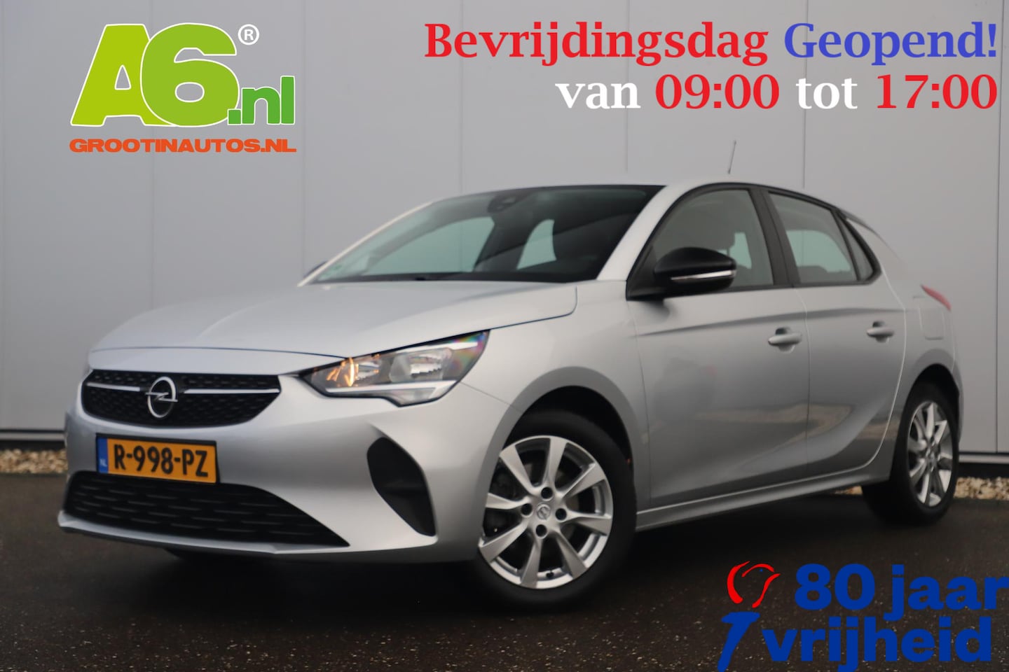 Opel Corsa - 1.2 Edition 102PK 16 inch LMV Carplay Android Navigatie Airco Cruise Parkeersensor - AutoWereld.nl