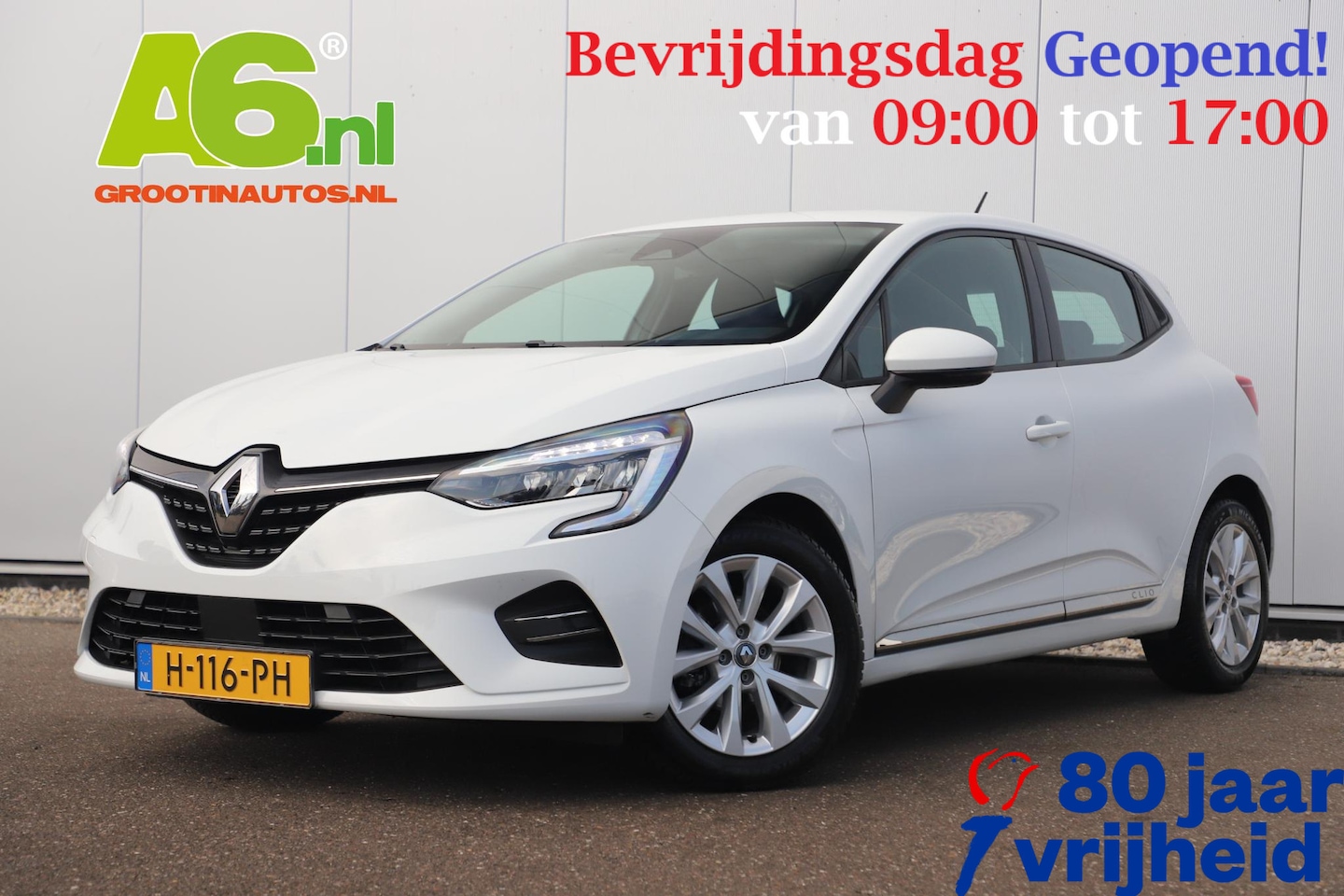 Renault Clio - 1.0 TCe Zen 101PK Navigatie Carplay Android Airco Cruise 16 inch LMV Rijstrooksensor - AutoWereld.nl