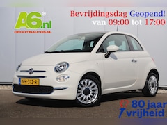Fiat 500 - 0.9 TwinAir Turbo Lounge Panoramadak Radio Bluetooth Parkeersensor 15 inch LMV Parelmoer W