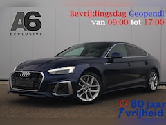 Audi A5 Sportback - 35 TDI S-Line edition Automaat Navarra Blue Full LED Wegklapbare Trekhaak Virtual Cockpit