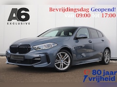 BMW 1-serie - 118i M-Sport Automaat Half Leder Sportstoelen Black Optic Sfeerverlichting Full LED Getint