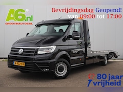 Volkswagen Crafter - 35 2.0 TDI L4 4Motion Highline 177PK Automaat TIJHOF Luchtvering Deep Black Metallic Stuur