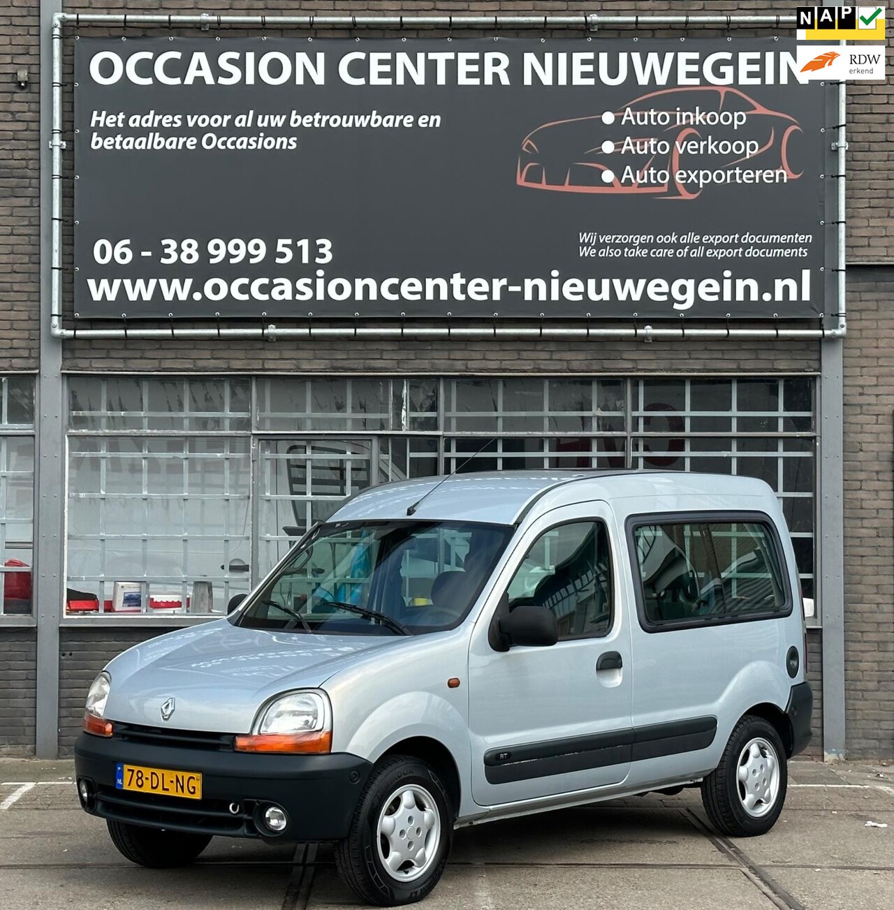 Renault Kangoo - 1.4 RT Pampa 1999 ROLSTOELAUTO/KM NAP!/APK! - AutoWereld.nl