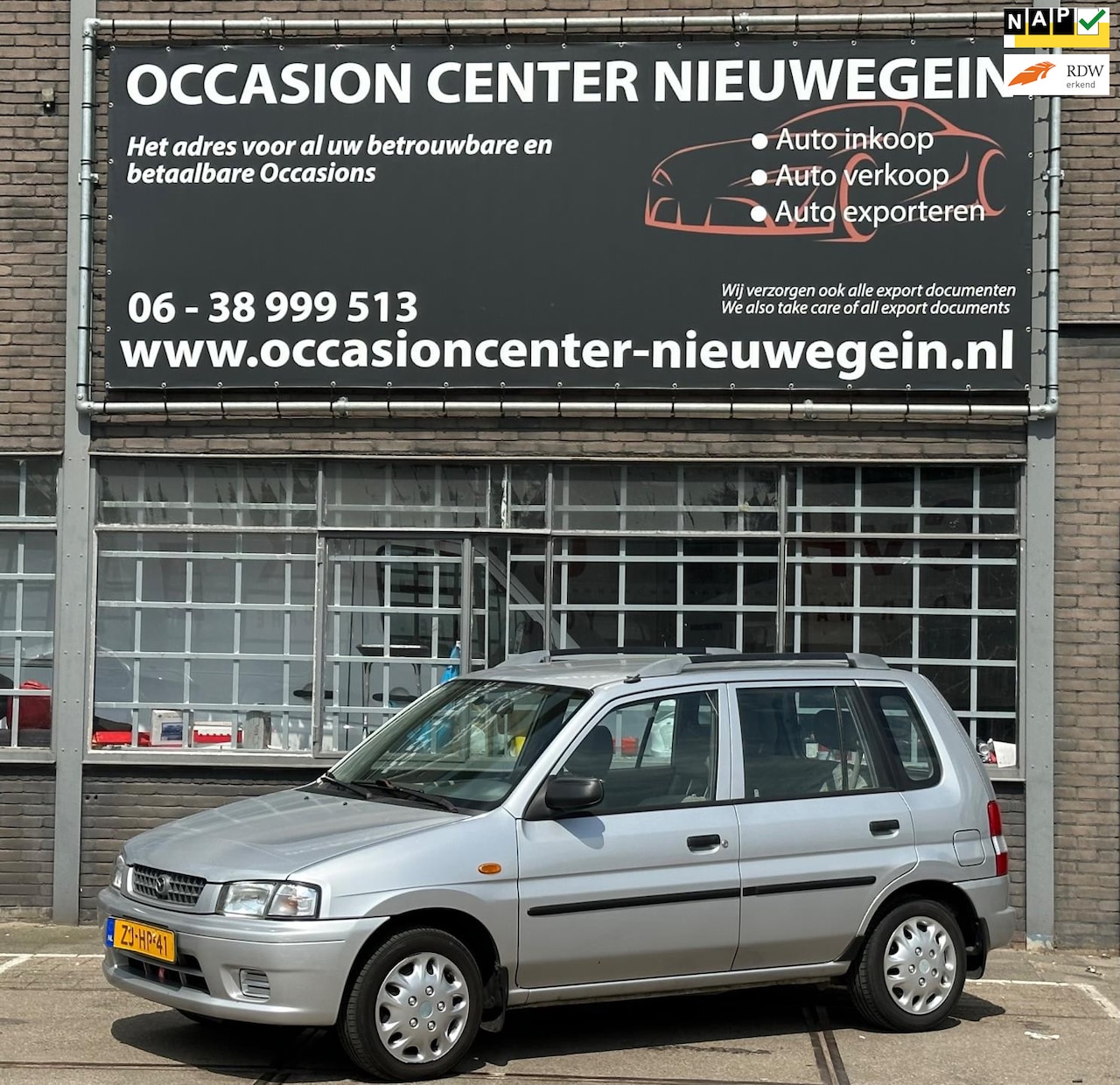 Mazda Demio - 1.3 GLX 1999 Grijs KM NAP/NWE APK/INRUILKOOPJE! - AutoWereld.nl