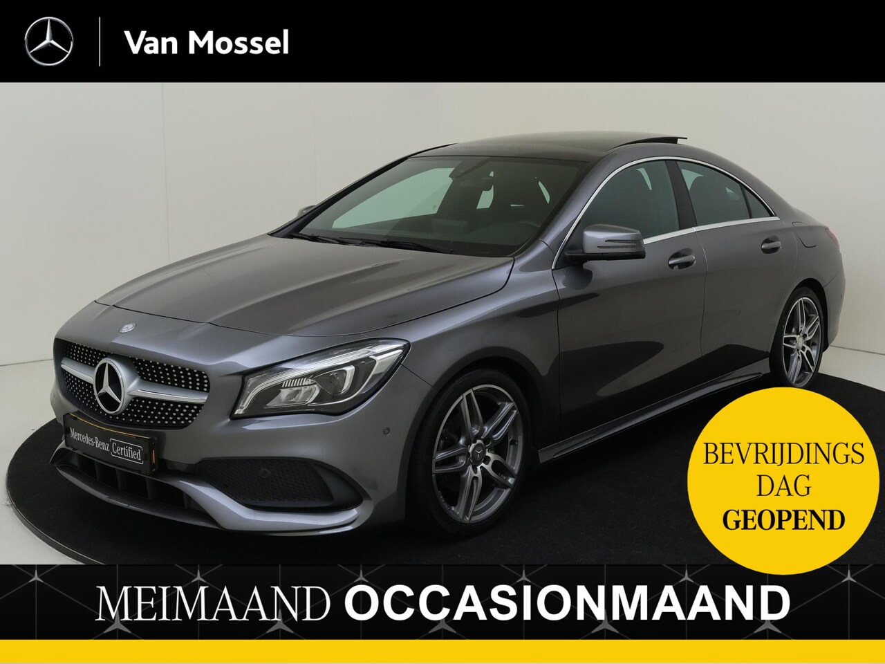 Mercedes-Benz CLA-Klasse - 180 Ambition / Parkeersensoren / Panaroma-schuifdak / Trekhaak / - AutoWereld.nl