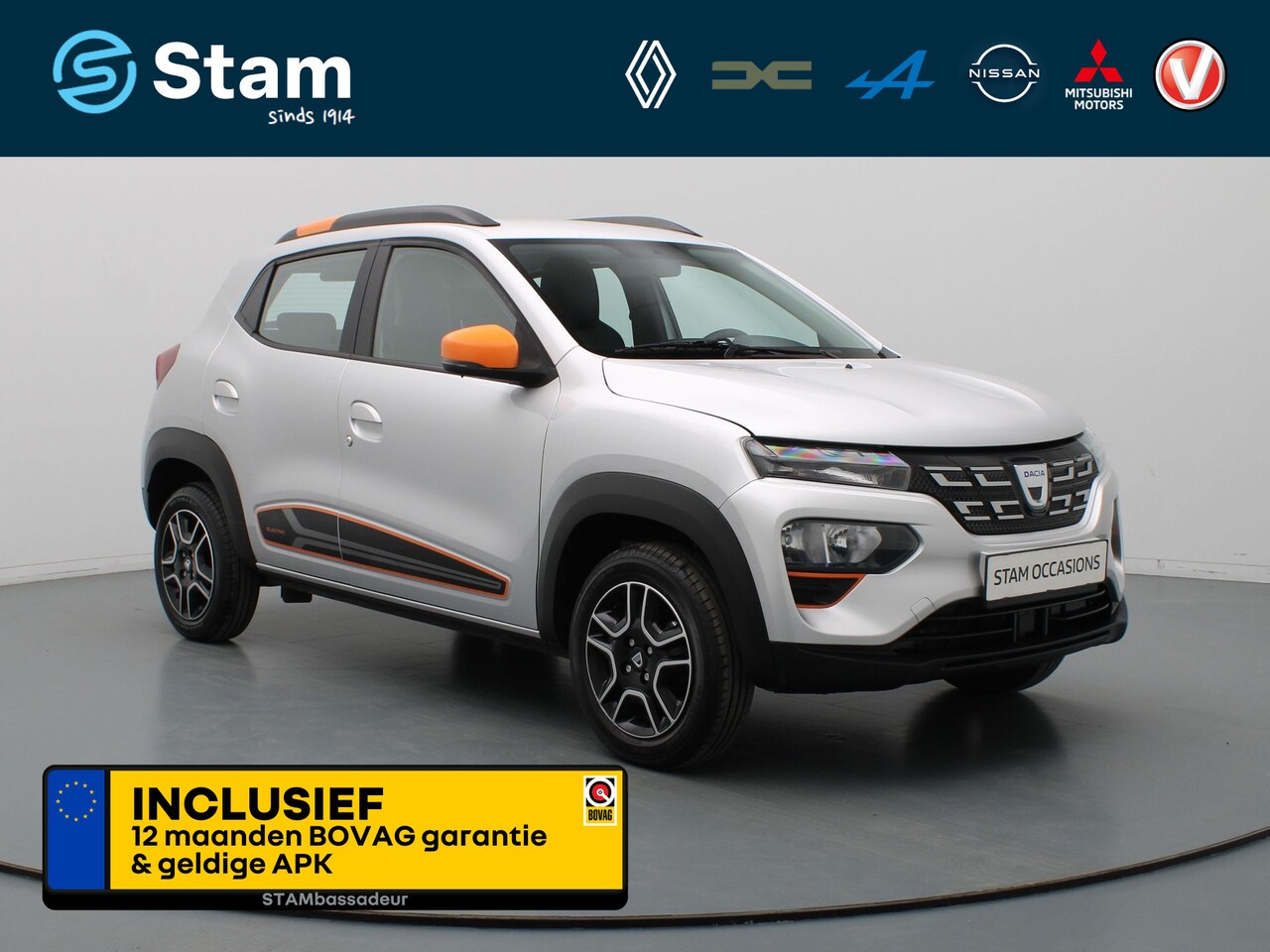 Dacia Spring - Comfort Plus (Orange Pack) Airco | Camera | Navi | Parkeersens. achter - AutoWereld.nl
