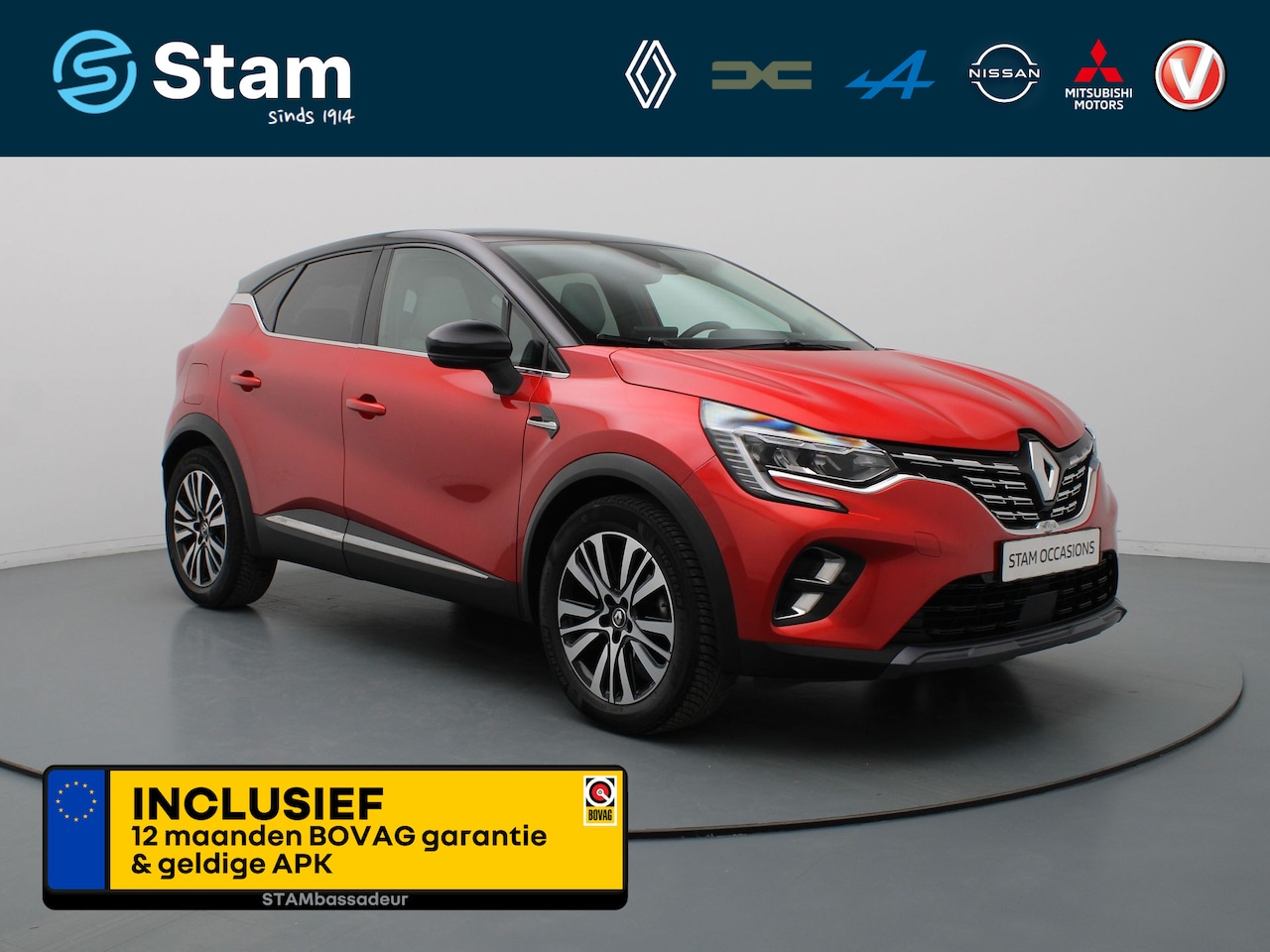 Renault Captur - TCe 130pk Initiale Paris EDC/AUTOMAAT Camera | Adapt. Cruise | Navi | Parkeersens. v+a | S - AutoWereld.nl