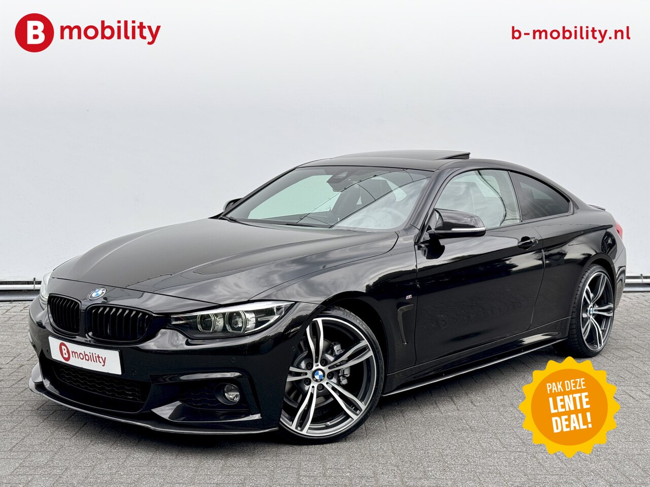 BMW 4-serie Coupé - 430i High Executive 252PK M-Sport *Citrinschwarz Individual | Apple CarPlay | Schuif/Kante - AutoWereld.nl