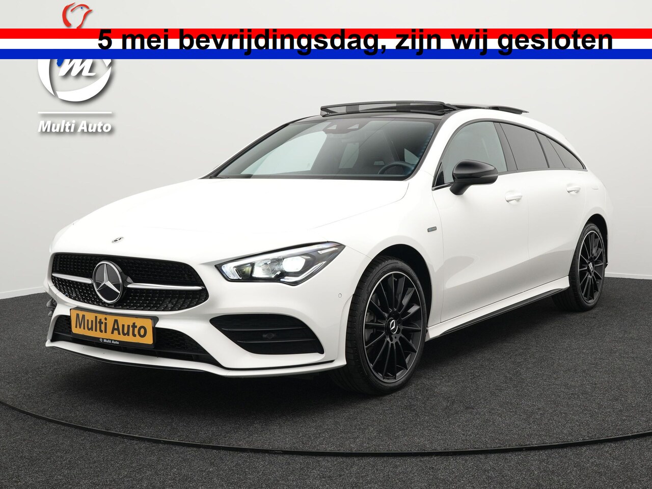 Mercedes-Benz CLA-klasse Shooting Brake - 250 e AMG Night Plug in Hybrid Dealer O.H. 218pk PHEV | Panodak | Alcantara Sportstoelen V - AutoWereld.nl