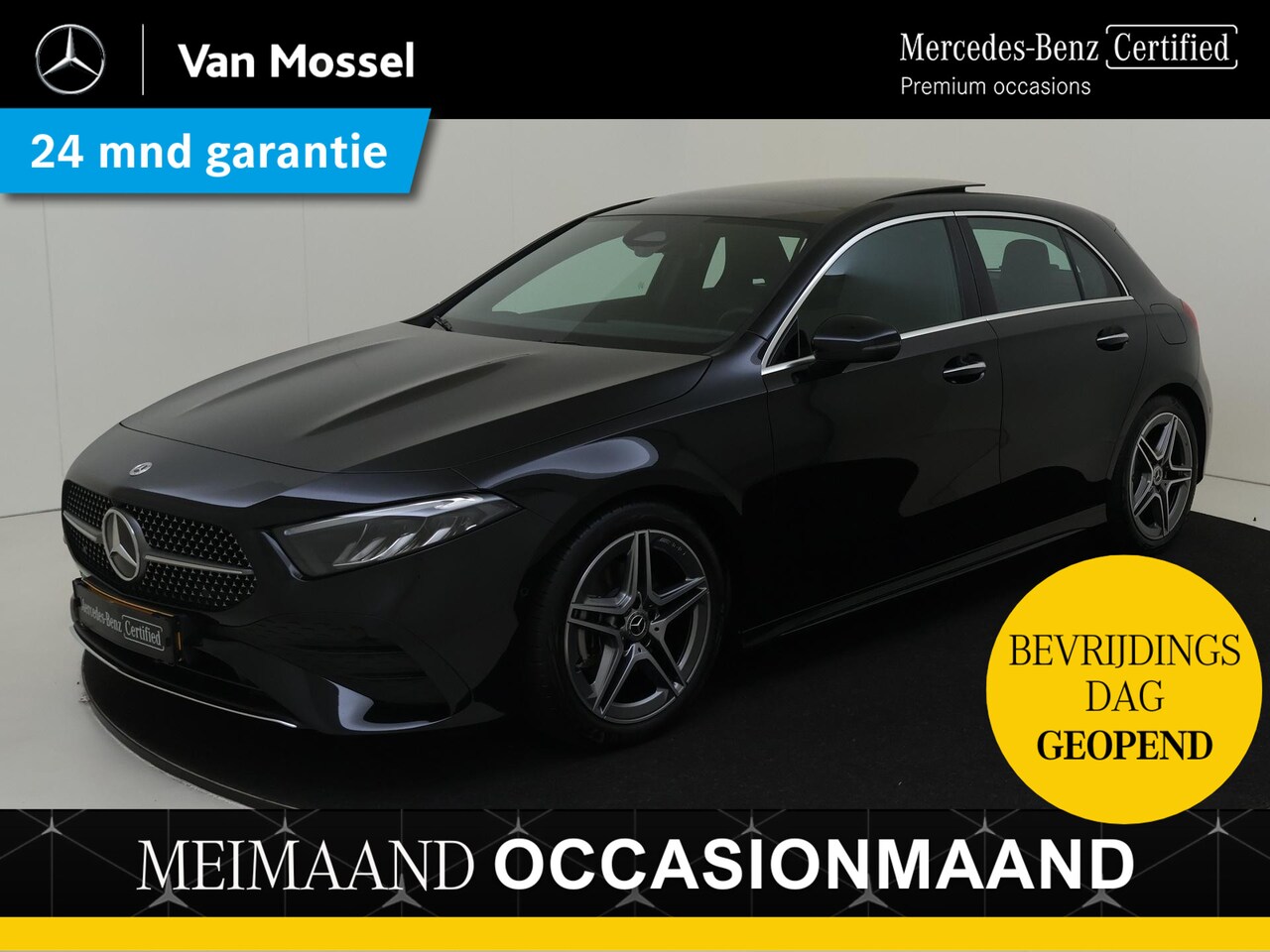 Mercedes-Benz A-klasse - 180 AMG Line Panorama schuifkanteldak / Keyless/ Apple carplay - AutoWereld.nl