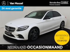 Mercedes-Benz C-klasse - 180 Business Solution AMG Panorama-Dak / Night Pakket / Parkeer Camera / Stoelverwarming /
